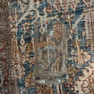 Clear Glass Boeing Mug